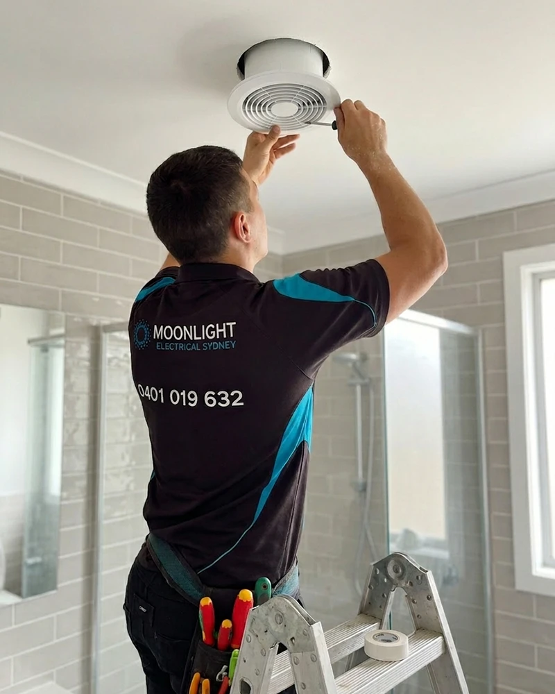 Installing an exhaust fan