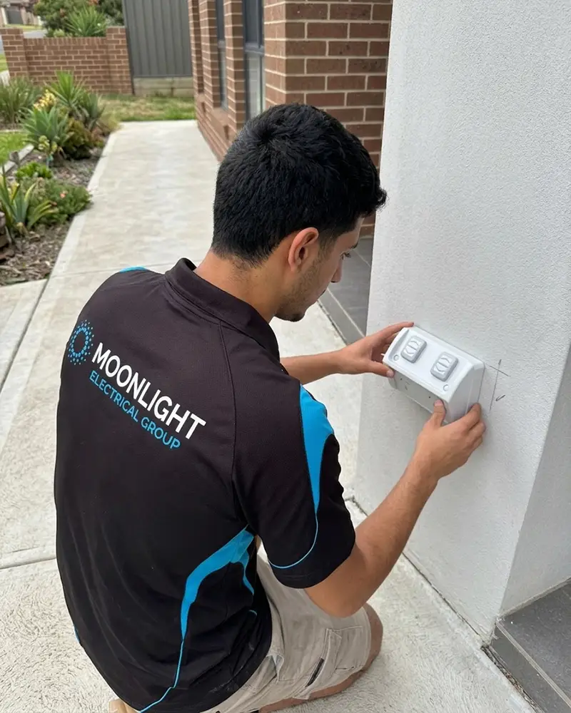 Installing Clipsal outdoor powerpoint